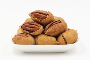 Pecans in a plate