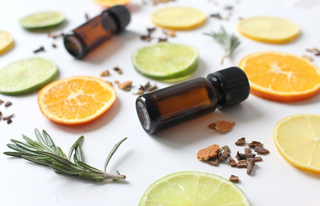 Antimicrobial, Antifungal and Antiseptic essential oils: rosemary, lemon, orange