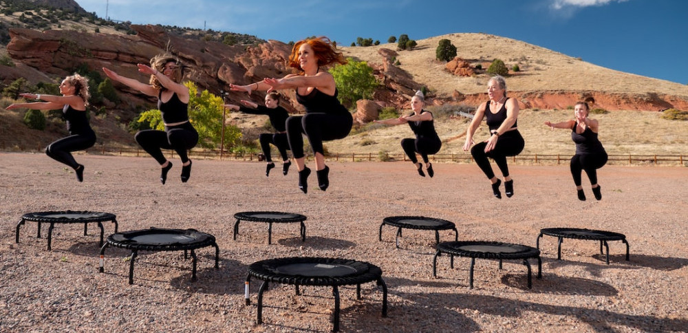 bounce your body in trampolines