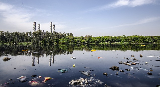 Image of contaminated water in a repository