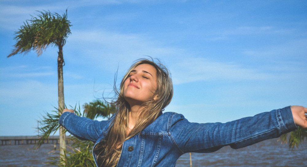 Image of a happy and healthy woman