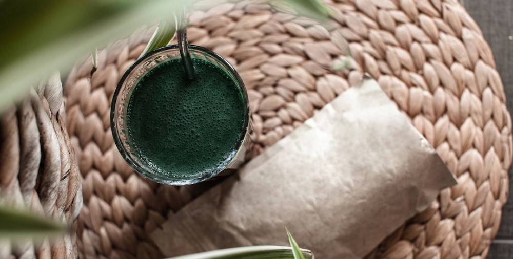 Image of a spirulina smoothie