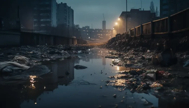 Image of a polluted city