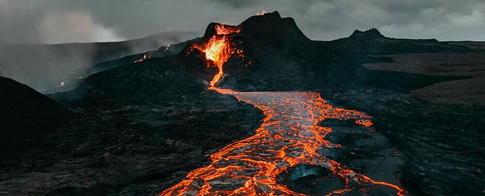 Image of a lava stream