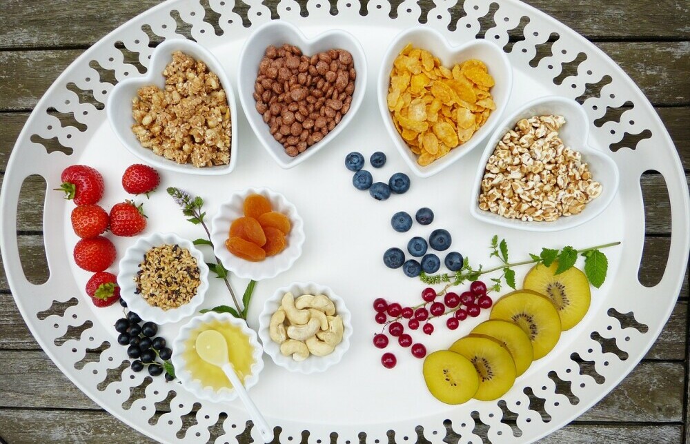 Image of healthy foods on a plate