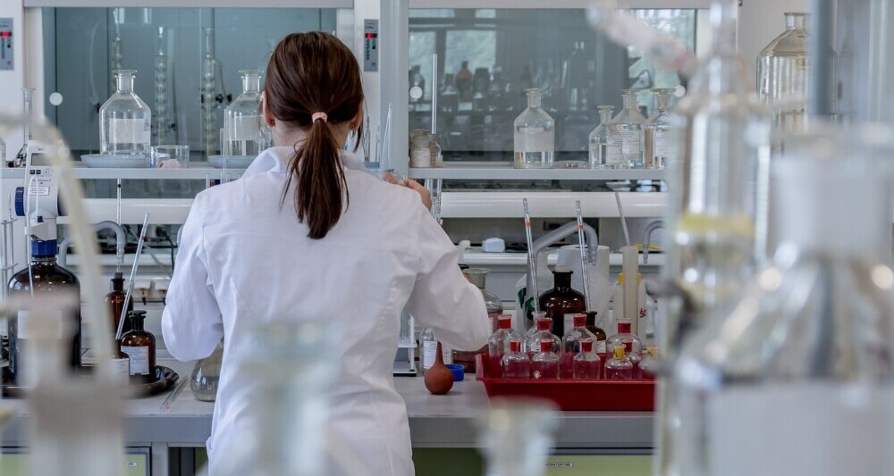 scientist working in a lab - scientific research